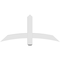 Ekena Millwork Bellingham Architectural Grade PVC Gable Bracket, 48"W x 22"H x 4"D x 4"F, 11/12 Pitch GBP048X22X0404BEL00 - alternate 5